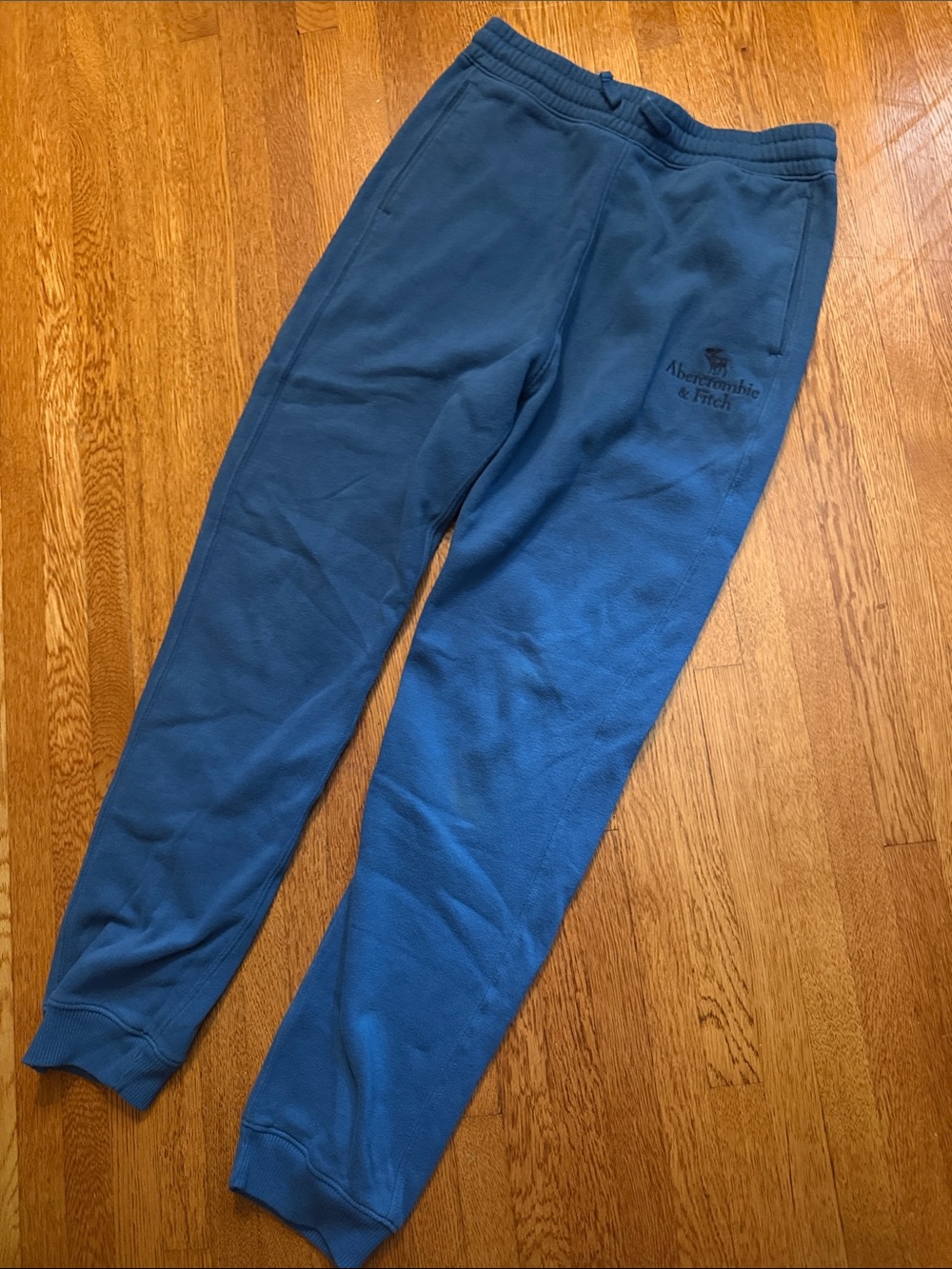 Abercrombie Kids size 15/16 Fleece Joggers. Medium blue